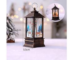 FGJHGH Weihnachtsdekorationen für Haus führten 1 PC-Weihnachtskerze mit LED-Teelicht-Kerzen Weihnachtsbaum-Dekoration, E