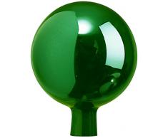 Windhager Rosenkugel Gartenkugel Sonnenfänger-Kugel, Glas-Deko für Garten und Terrasse, Winterfest, grün, 16 cm, 07809