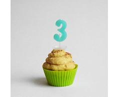 Geburtstagskerzen Zahlen Kuchen Torten Kerze Geburtstag Feier Kinder Party NEU, Zahl:3