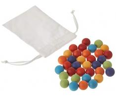 Grimms Spiel Und Holz Design Grimms 35 Holzkugeln im Säckchen