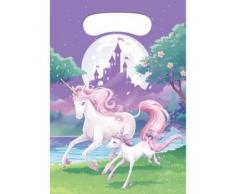Creative Converting Geschenktüten mit Einhorn-Fantasie-Motiv, (8 Stück)