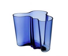 Iittala Alvar Aalto Savoy Vase 160mm Ultramarinblau Limited Edition 2017 – 100 Jahre Suomi Finland Maljakko Ultramarine Blue