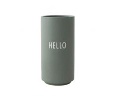 Design Letters - Favourite Vase - Hello - Bone China Porzellan - Ø5,5 x H11 cm