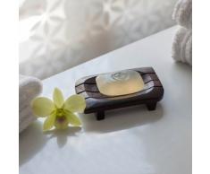 Wohnfreuden Holz Seifen-Schale rechteckig 7x11cm Teakholz Gäste WC Bad