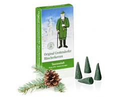 Original Crottendorfer Räucherkerzen Erzgebirgsmischung - Sparpack - Probierset - 10 Packungen mit je 24 Duftkegel