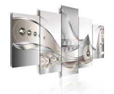 murando - Bilder 100x50 cm - Vlies Leinwandbild - 5 Teilig - Kunstdruck - Modern - Wandbilder XXL - Wanddekoration - Design - Wand Bild - Blumen Orchidee Abstrakt b-A-0073-b-o