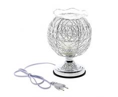 Leselampe Nachttischlampe Tischlampe Schreibtischlampe Tischleuchte Dimmbare Aromatherapie Nest Tischlampe 220V Elektrischer Duft Ätherisches Öl Lampe Luft Aroma Diffusor Nachtlicht Weihnachtsdekor-Si