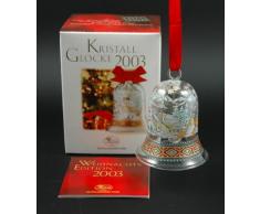 Hutschenreuther Kristall Glocke 2003*Rarität*Neu, Kristallglocke, Glasglocke, Weihnachten, Weihnachtsglocke, Anhänger, Baumanhänger, Baumschmuck