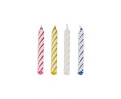Geburtstagskerzen 6 cm farbig sortiert (16754)