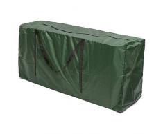 Tragetasche Schutzhülle für Polsterauflagen Auflagen Garten Aufbewahrungstasche Kissen Tannenbaumhülle für großen, künstlichen Weihnachtsbaum Girlande Für Bäume bis zu 300cm (173x76x51cm)