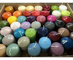 Hillfield® 5 KG Stumpen Kerzen 1A TOP NEUWARE, (Grundpreis 5,40 €/kg), Qualitäts Kerzen aus Kollektion 2018, Markenkerzen