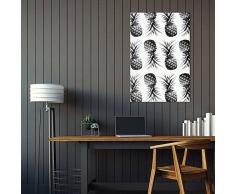 artboxONE Poster 90x60 cm Floral Geometrie Romantik Ananas Allover hochwertiger Design Kunstdruck - Bild Floral Geometrie Romantik von Lexie Greer