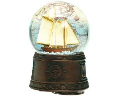 Spieluhrenwelt 25101 Schneekugel Segelboot