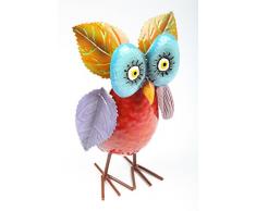point-garden Gartenfigur aus Metall Dekofigur Eule