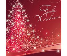 SIGEL DS019 rote Weihnachtskarten, Set mit Umschlag, A6, 25 Stück - weitere Designs