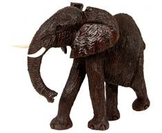 Elefant Ebo in verschiedene Größen HANDARBEIT aus SIMBABWE Afrika Deko sehr hochwertiger HolzElefant Figur Holzfigur, 25cm