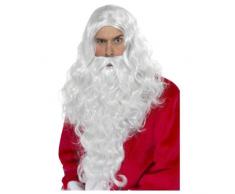 Smiffys Weihnachtsmann Kit, Perücke und Bart, One Size, 38317