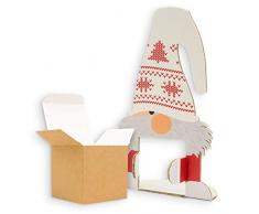 itenga Wichtelbande 4 Figuren als Geschenk oder Deko Weihnachten Deko kleine Geschenke Wichteln Karte