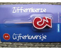 Zahlenkerze TOPFUN Geburtstagskerze Zahl 3