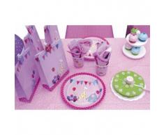 8 Partytüten für Mitgebsel - rosa