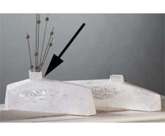 Designer-Vase Leaf XXL antik-weiß 16 x 41 cm