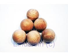 18 x Rohholzkugelnungebohrt ø 15 mm Holzkugel Kugel aus Buchenholz Rohholzkugeln