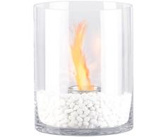 Carlo Milano Bioethanol Kamin: Glas-Dekofeuer Kasra für Bio-Ethanol (Ethanol Tischkamin)