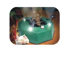 FHS Christbaumständer Max 4 LED, Grün, 39 x 39 x 11 cm