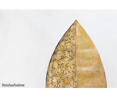 KunstLoft® XXL Gemälde Cypress Avenue 180x120cm | original handgemalte Bilder | Blätter Natur Goldglanz abstrakt | Leinwand-Bild Ölgemälde einteilig groß | Modernes Kunst Ölbild