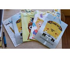 Idena Tragetasche/Geschenktasche ESCOLAR Anfang ca. 17,5 x 23 cm