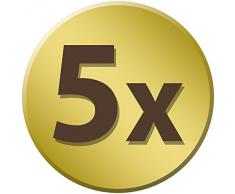 Sigel GT017 kleine Papier-Geschenktüten "Golden Shimmer", 23 x 17 cm, 5 Stück, für Weihnachten