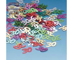 1 Beutel Folien Konfetti 30 bunt gemischt 15g