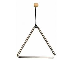 Triangel 15 cm, mit Holzkugel als Haltegriff und Metallschlägel