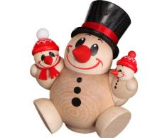 Weihnachtsfigur Kugelräuchermann Cool-Man Trio HxBxT = 11x10x11cm NEU Räuchermann Schnee Rauchmann Räucherfigur Räucherkerze Figur Holz Seiffen Erzgebirge Holz Rauchfigur Dekoration Weihnac
