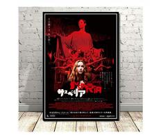 nr Suspiria Classic Horror Film Filmplakat Wandkunst Bild Poster und Drucke Leinwand Gemälde für Room Home Decor-50x70cmx2 Kein Rahmen