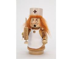 Christian Ulbricht Räuchermännchen Miniwichtel Krankenschwester 35759 cm Neuheit 2016