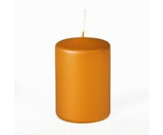 Papstar Stumpenkerze/15642 Ø7xH10 cm orange Elegance