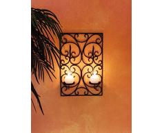 Mediterraner Wandkerzenhalter Kerzenleuchter Araminta gross - 59cm