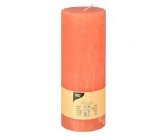 Zylinderkerze Ø 70 mm · 190 mm nektarine Rustic durchgefärbt (84691)