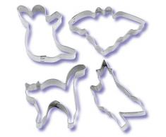 Städter 000971 Ausstecher-Set Halloween, Ausstechformen, 4-teilig