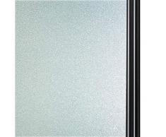 Qualsen Privatsphäre Fensterfolie Sichtschutzfolie Ohne Kleber Selbstklebend Glas Fenster Aufkleber Anti-UV Folie (60cm x 200cm)