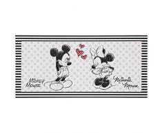 BilligerLuxus Wandbild Keilrahmen Kunstdruck 33x70 Disney Minnie und Mickey Maus schwarz weiß