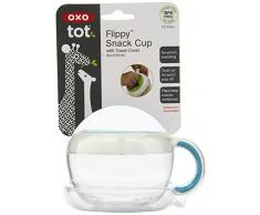 Oxo Tot Flippy Snackschale, Aquablau
