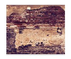 murando - Fototapete selbstklebend 343x256 cm decor Tapeten Wandtapete klebend Klebefolie Dekofolie Tapetenfolie - Ziegel Ziegelstein f-A-0503-a-d