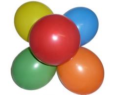 Bunte einfarbige Luftballons - 100er Pack