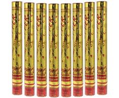 10 Konfettishooter Bunt 40cm für Geburtstag Silvester | Extra lauter Knall | Konfetti Kanone mit Hoher Schussweite