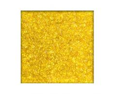 1 kg Glaskies Glasgranulat Streudeko Tischdeko Dekosteine Glasdeko Nuggets 6-9mm Gelb