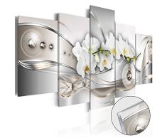 murando - Acrylglasbild Abstrakt 200x100 cm - 5 Teilig - Bilder Wandbild - modern - Decoration - Blumen b-A-0073-k-n