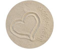 Ingbertson 1kg Dekosand Natur Bastelsand Streuartikel 0,1-0,3mm Körnung im Beutel