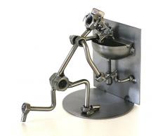 Schraubenmännchen KLEMPNER SANITÄR INSTALLATEUR I Handarbeit I Geschenkidee I Metallfigur I Metallmännchen I Stahlfigur I Schraubenmännle